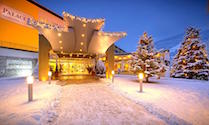 gay ski-Gastein - unser Hotel-Eingang gay ski-Gastein - unser Hotel-Eingang